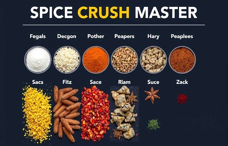 Regional Spices in Spice Crush Master Comparison of different regional spice sets in Spice Crush Master
